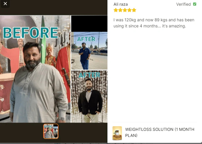 Weightloss Solution By Dr Rubina (1 month plan) Weightloss Solution By Dr Rubina (1 month plan)
