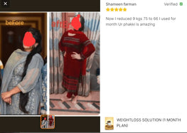 Weightloss Solution By Dr Rubina (1 month plan)