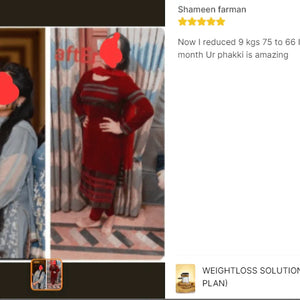 Weightloss Solution By Dr Rubina (1 month plan)